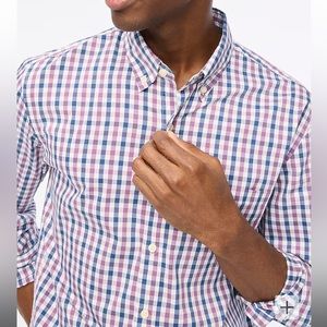 J. Crew Slim Untucked flex washed casual shirt